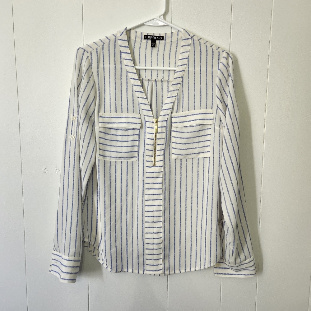 Express striped blouse